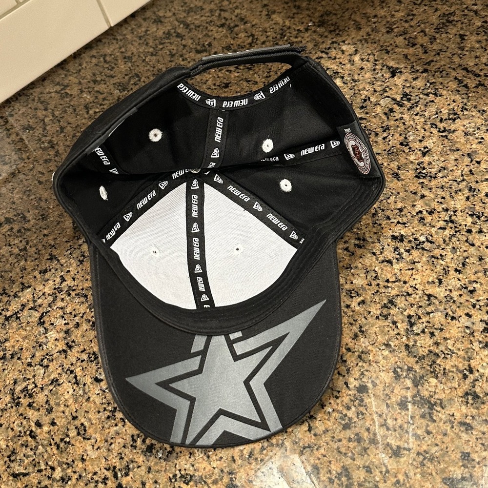 Vtg Dallas Stars New Era 9FORTY Hat Strap Back Black NHL Deadstock New - Picture 6 of 8